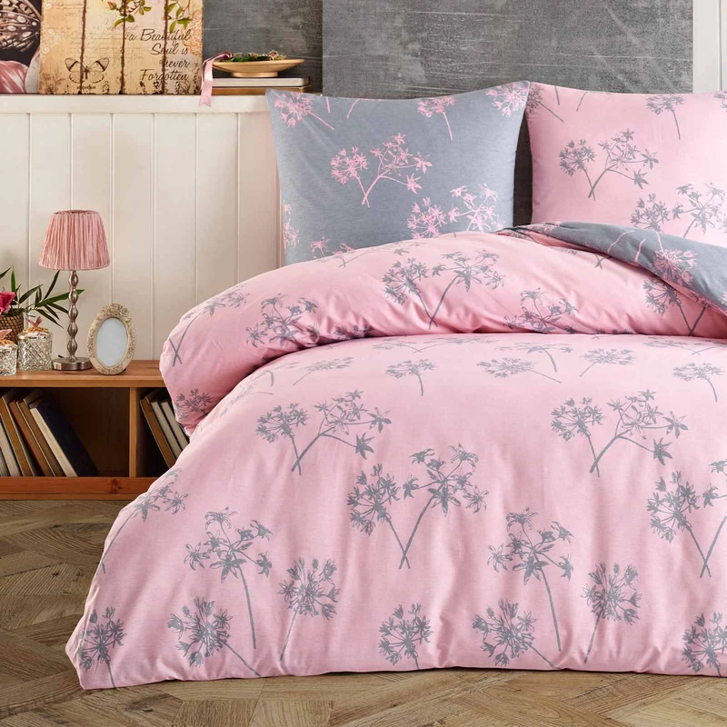 Renforcé Bettwäsche "idil pink" aus 100% Baumwolle, 80x80 cm Kissenbezug