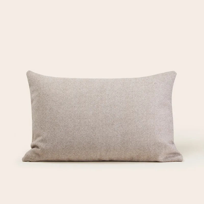 Housse de coussin NERIO chiné naturel