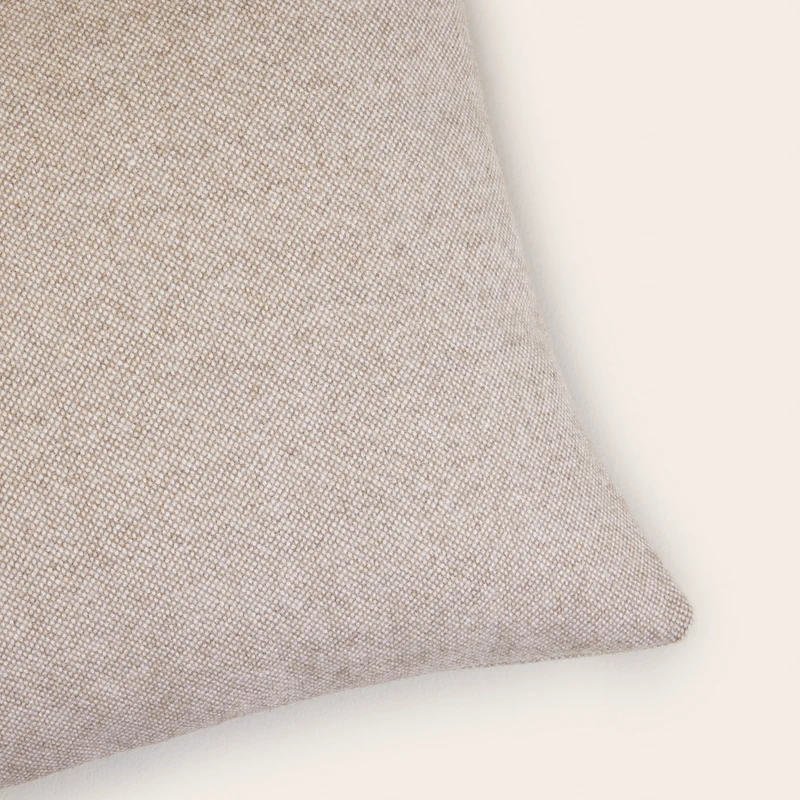 Housse de coussin NERIO chiné naturel