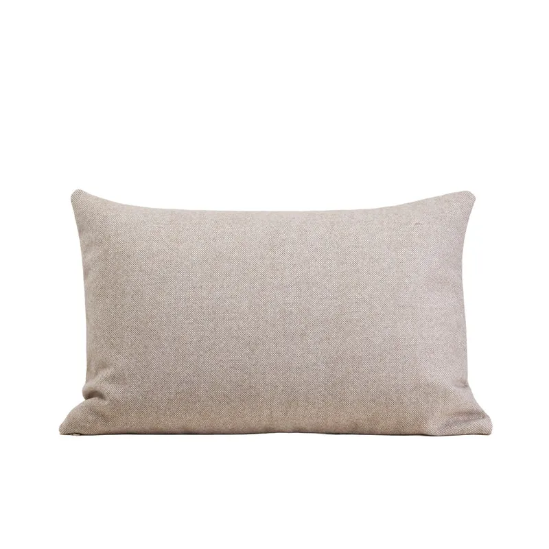 Housse de coussin NERIO chiné naturel