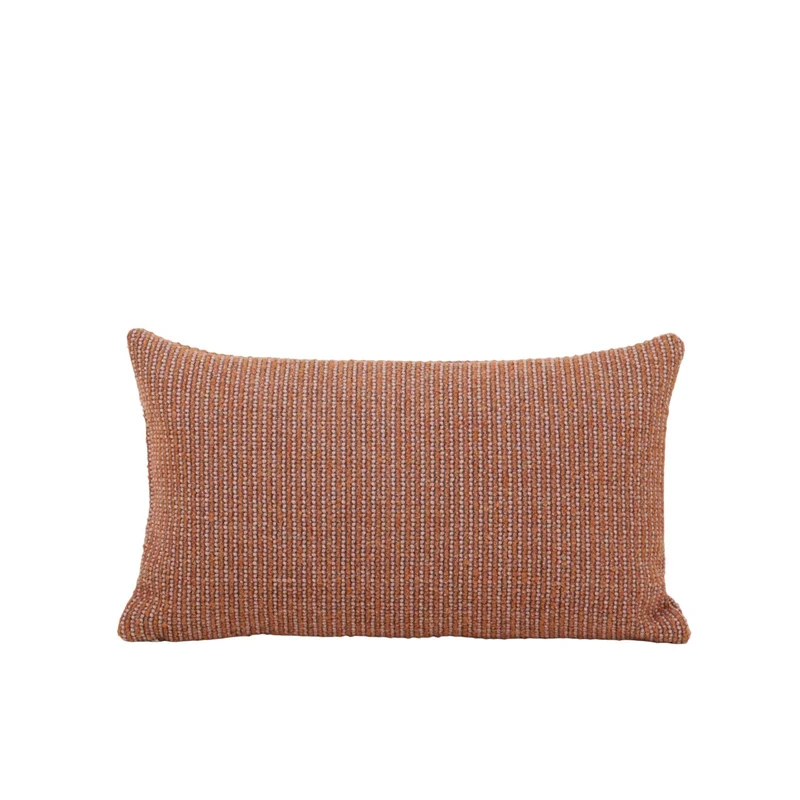 Housse de coussin TEORA orange et rose
