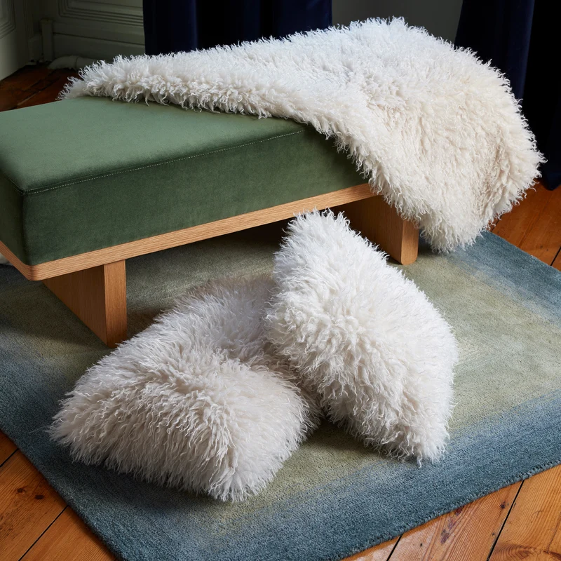 Housse de coussin OULAN ivoire