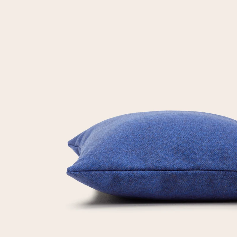 Housse de coussin MARCELO bleu outremer