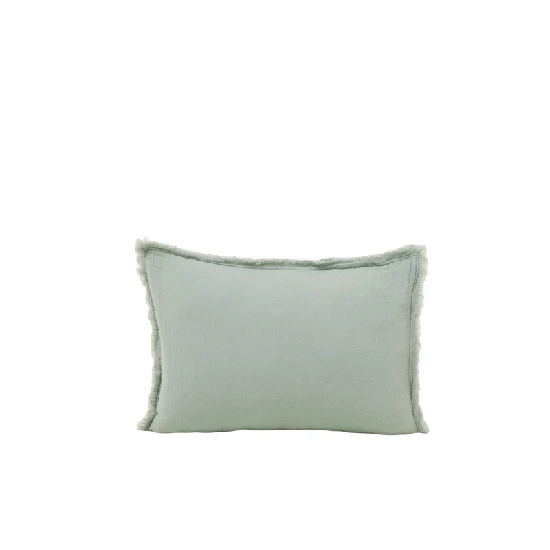 Lot de 2 taies d'oreiller LOU sauge