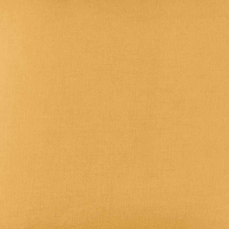 Housse de coussin CARLINA ocre et bourdon noir
