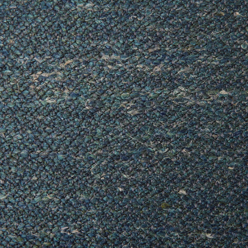 Housse de coussin ORSSO pétrole chiné