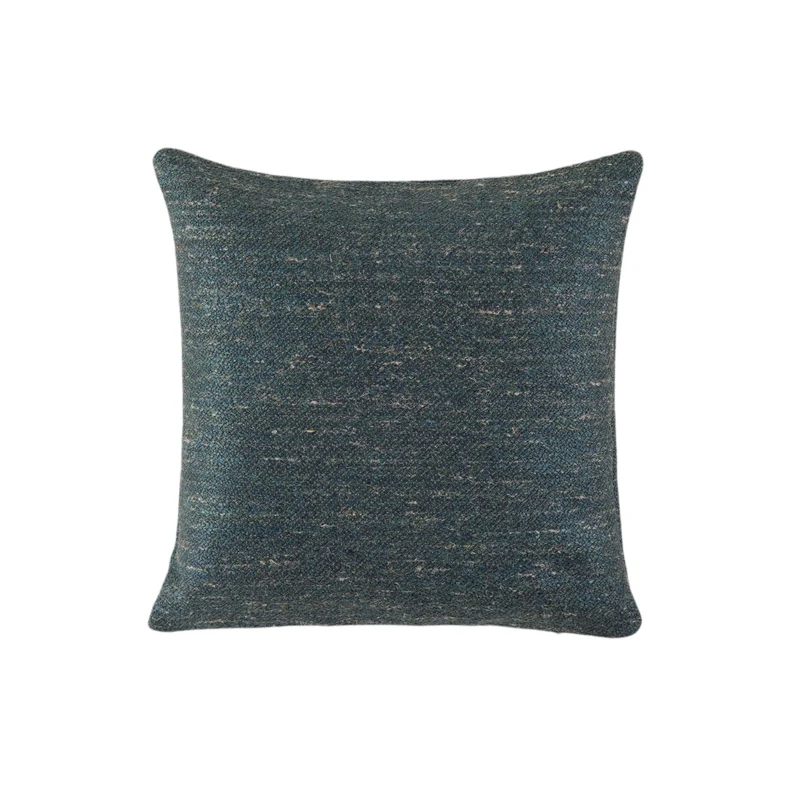 Housse de coussin ORSSO pétrole chiné
