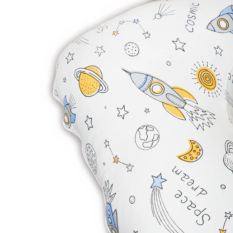 Ersatzbezug für Kinderkissen - Baumwolle (Planet)
