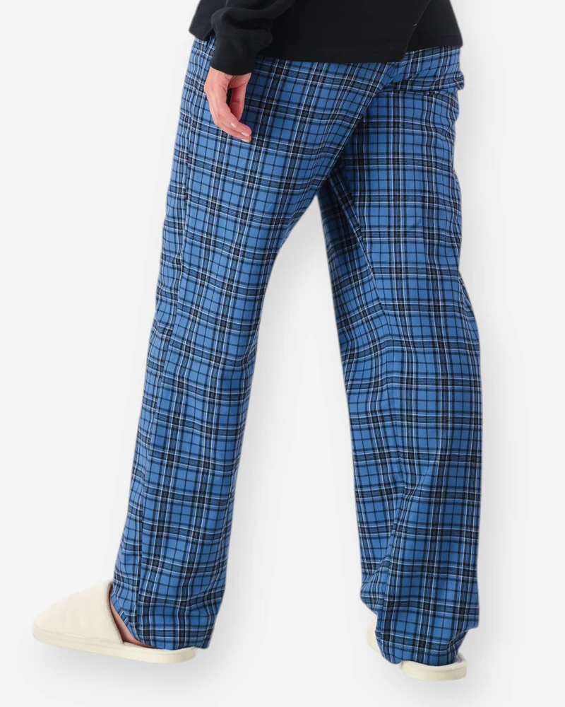 Women's Flannel Trousers - Camden Blue