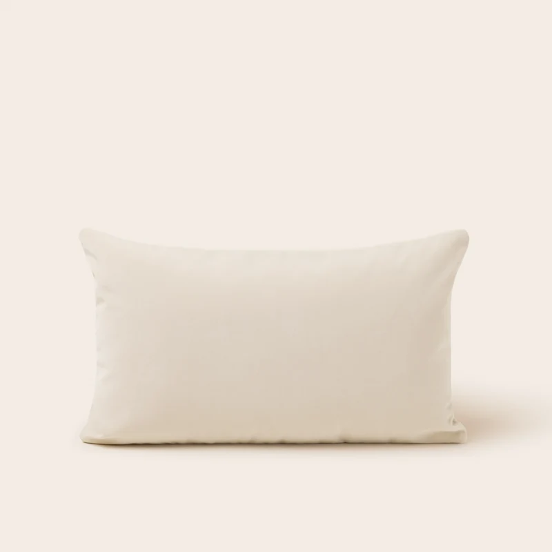 Housse de coussin MATIA craie blanche