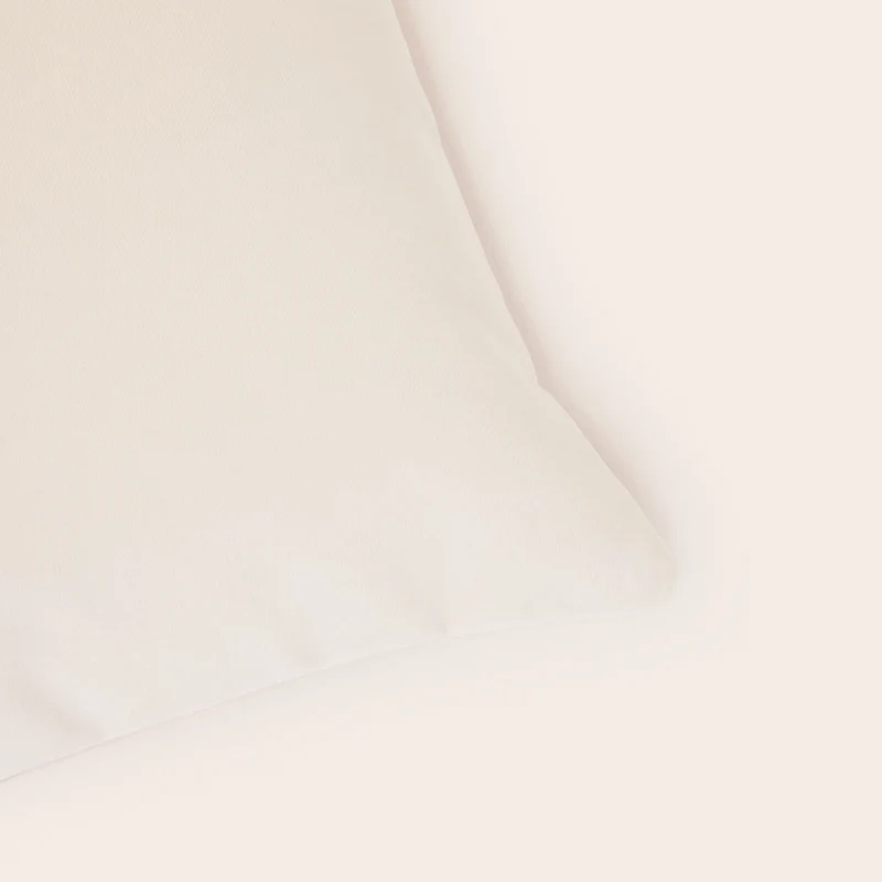 Housse de coussin MATIA craie blanche