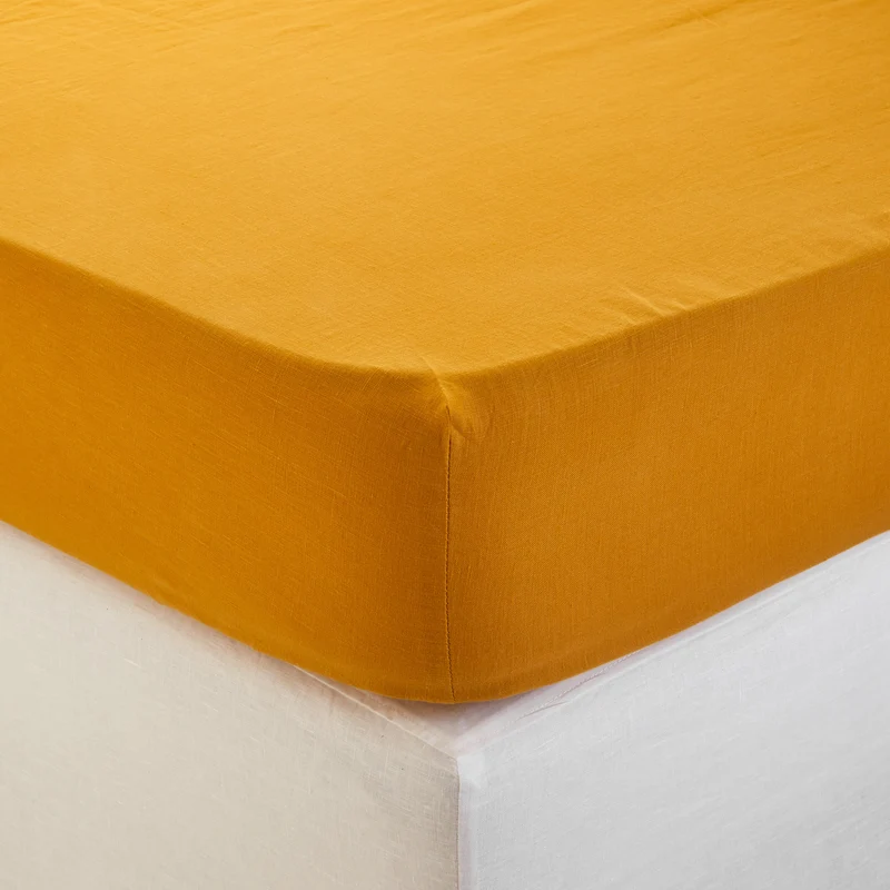 Drap Housse CARLINA ocre