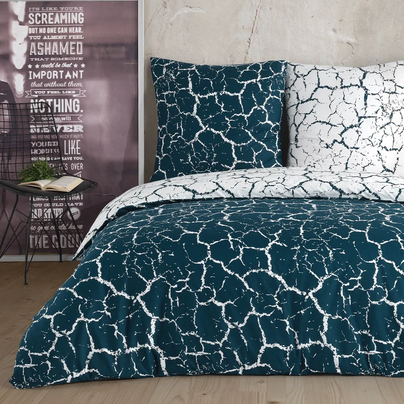 Renforcé Wende Bettwäsche "Mercer Royal", 100% Baumwolle, 80x80 Kissenbezug