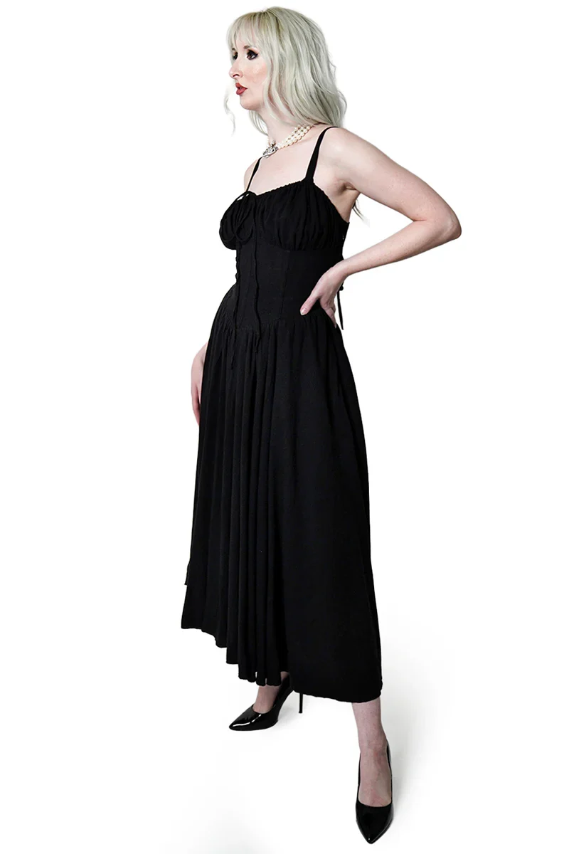 Forest Ink Gothic Clothing - Maiden Gothic Maxi Dress
