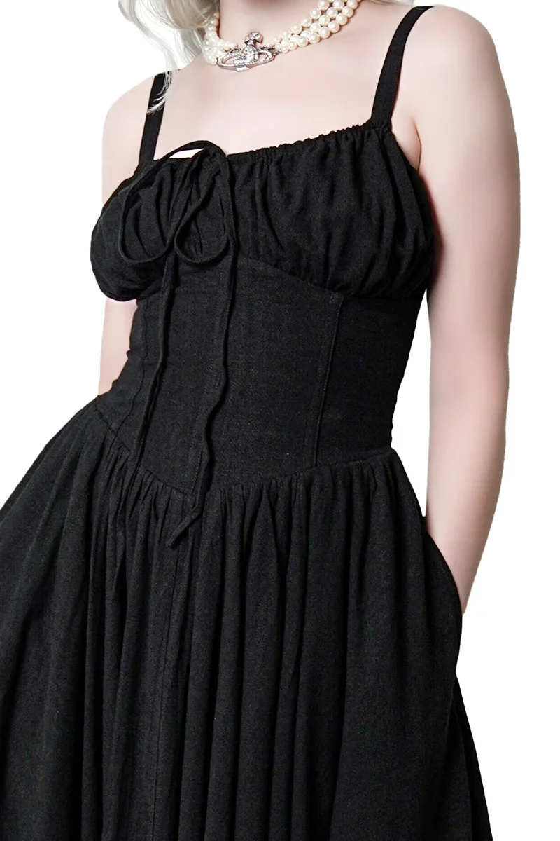 Forest Ink Gothic Clothing - Maiden Gothic Maxi Dress