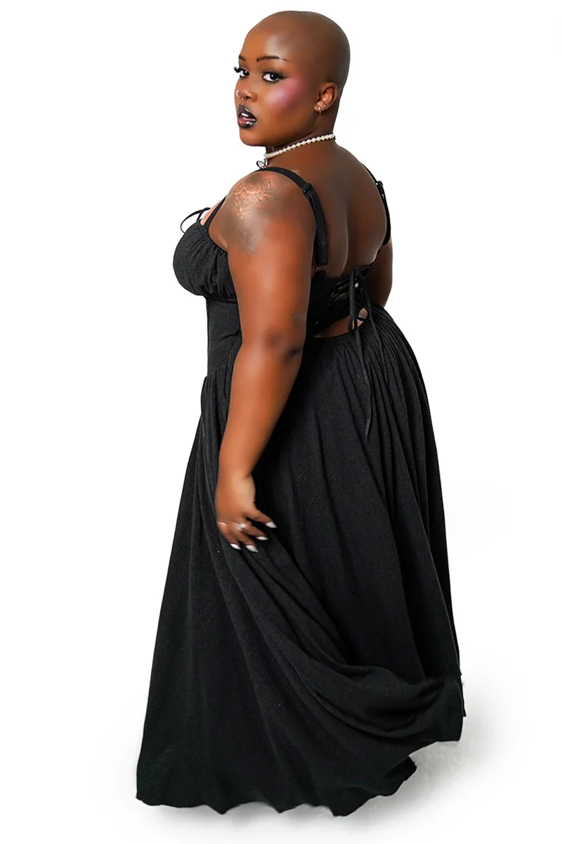 Forest Ink Gothic Clothing - Maiden Gothic Maxi Dress