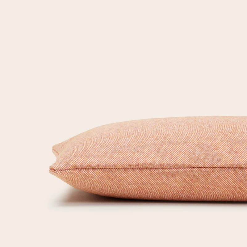 Housse de coussin NERIO chiné orangette