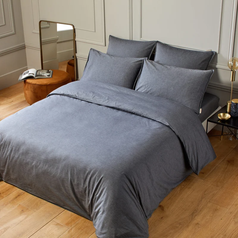 Housse de couette LIAM gris anthracite