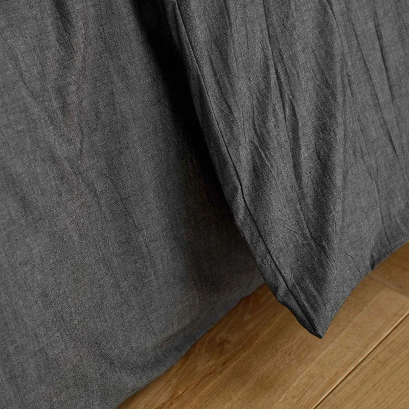 Housse de couette LIAM gris anthracite