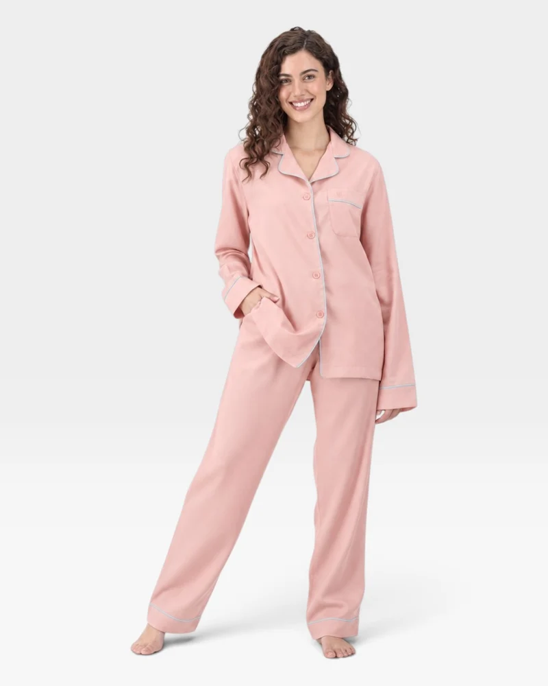 Women's Pyjamas – Pink TENCEL™ Satin