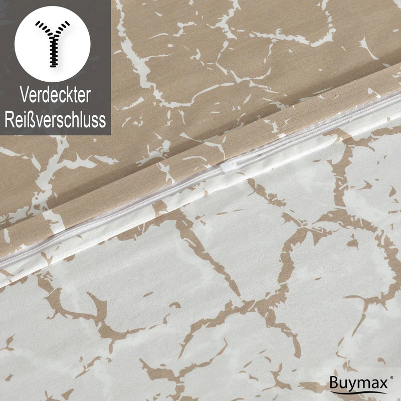 Renforcé Bettwäsche "Mercer", 100% Baumwolle, 80x80 cm Kissenbezug