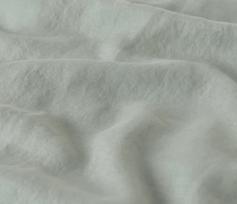 Drap housse en lin lavé