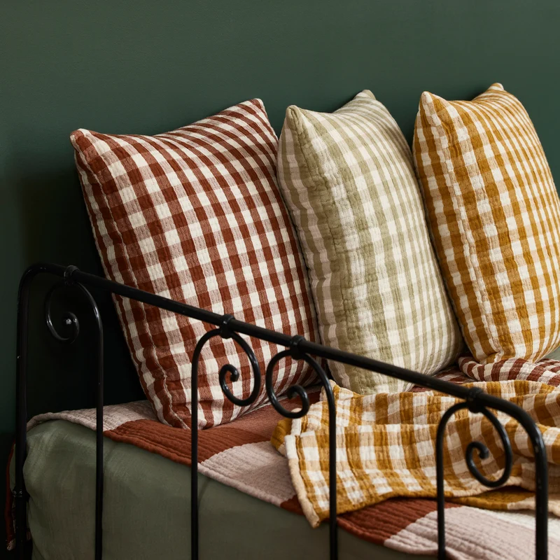 Housse de coussin JEANIE mocha