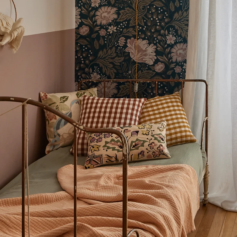 Housse de coussin JEANIE mocha