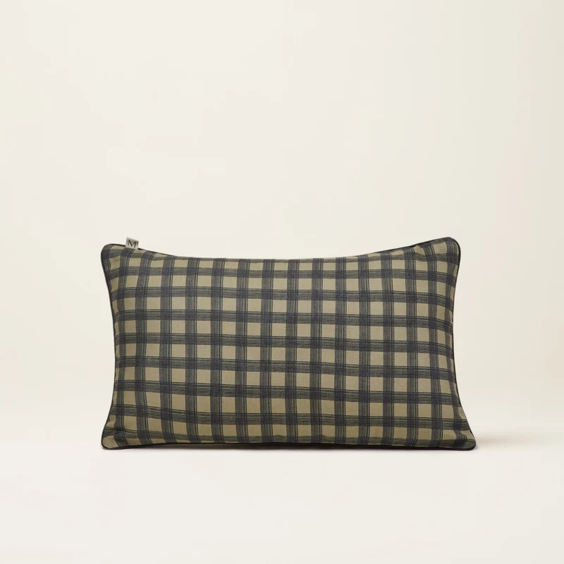 Housse de coussin VICKY kaki
