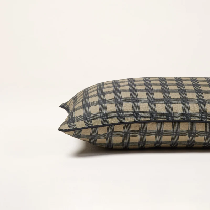 Housse de coussin VICKY kaki
