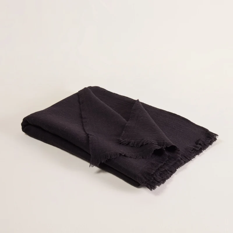 Plaid ALENA noir de mars