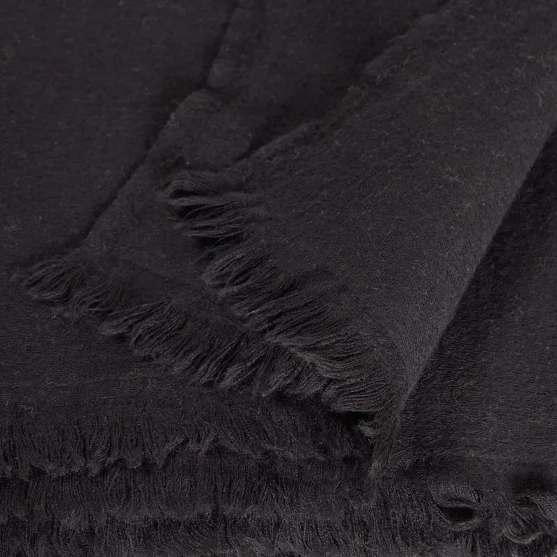 Plaid ALENA noir de mars