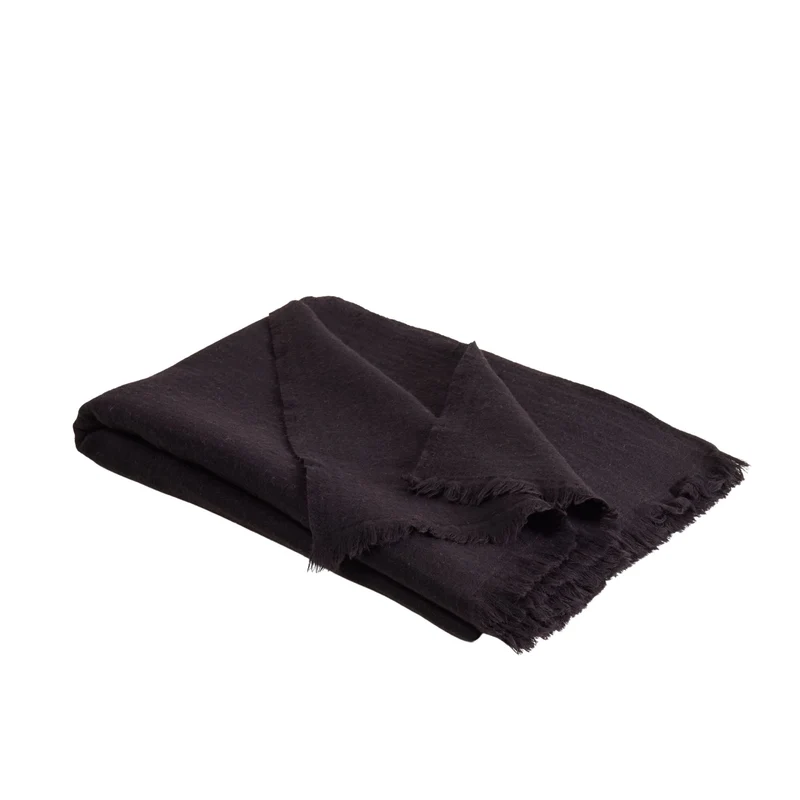Plaid ALENA noir de mars