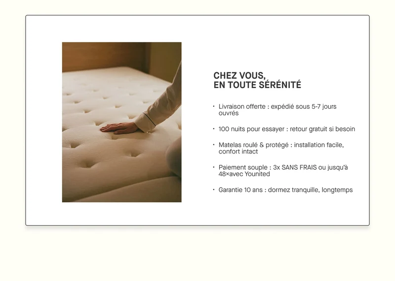 Matelas hybride Ultime