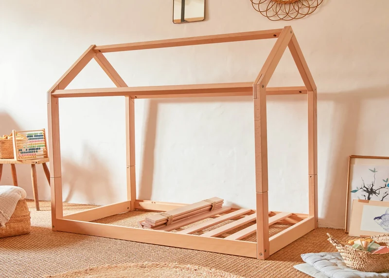 Lit enfant en bois massif MALO