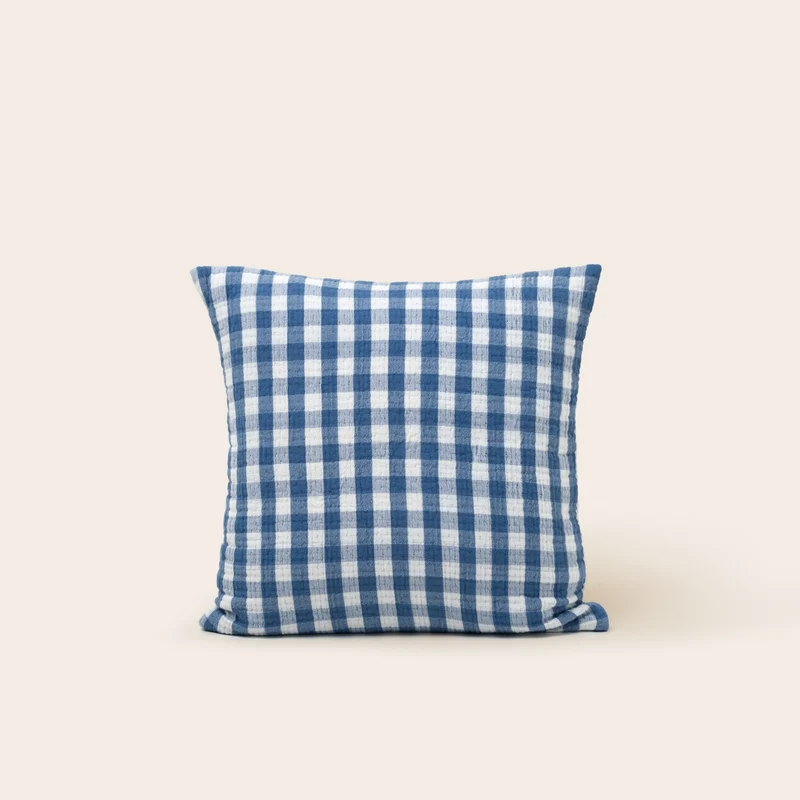 Housse de coussin JEANIE bleu orage