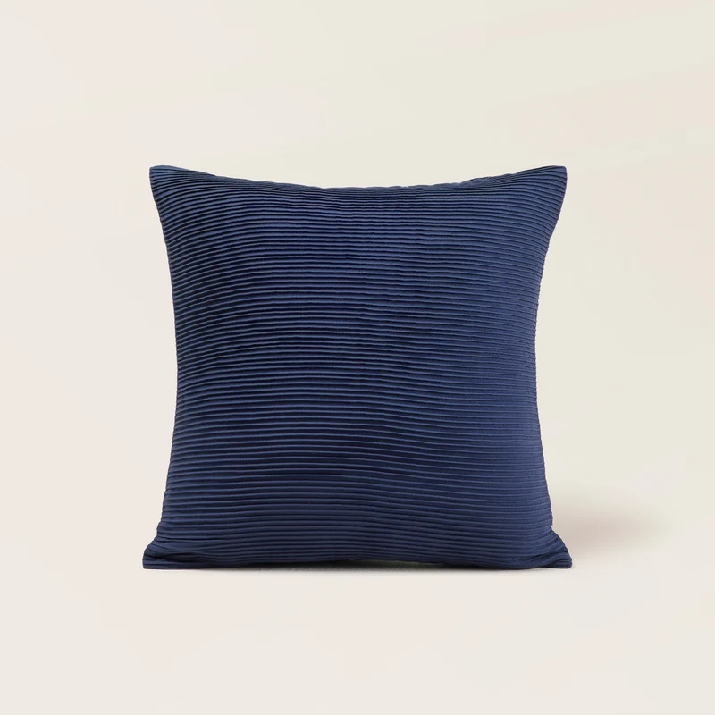 Housse de coussin ONDINE indigo