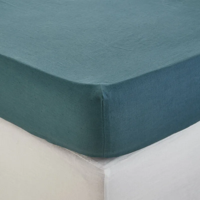 Drap Housse CARLINA pétrole