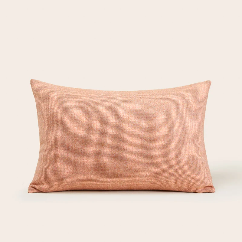 Housse de coussin NERIO chiné orangette