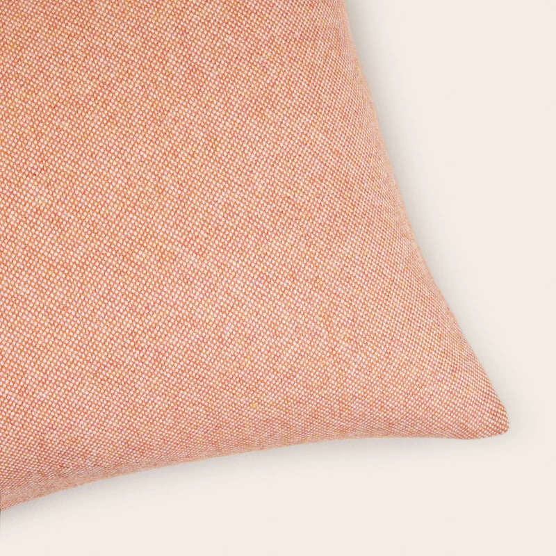 Housse de coussin NERIO chiné orangette
