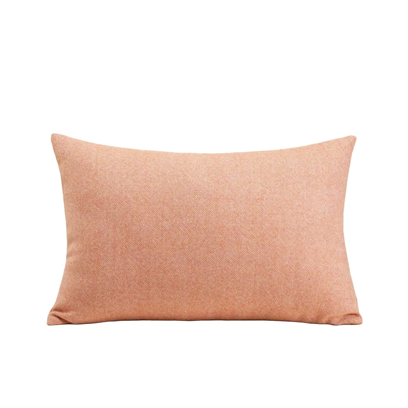 Housse de coussin NERIO chiné orangette