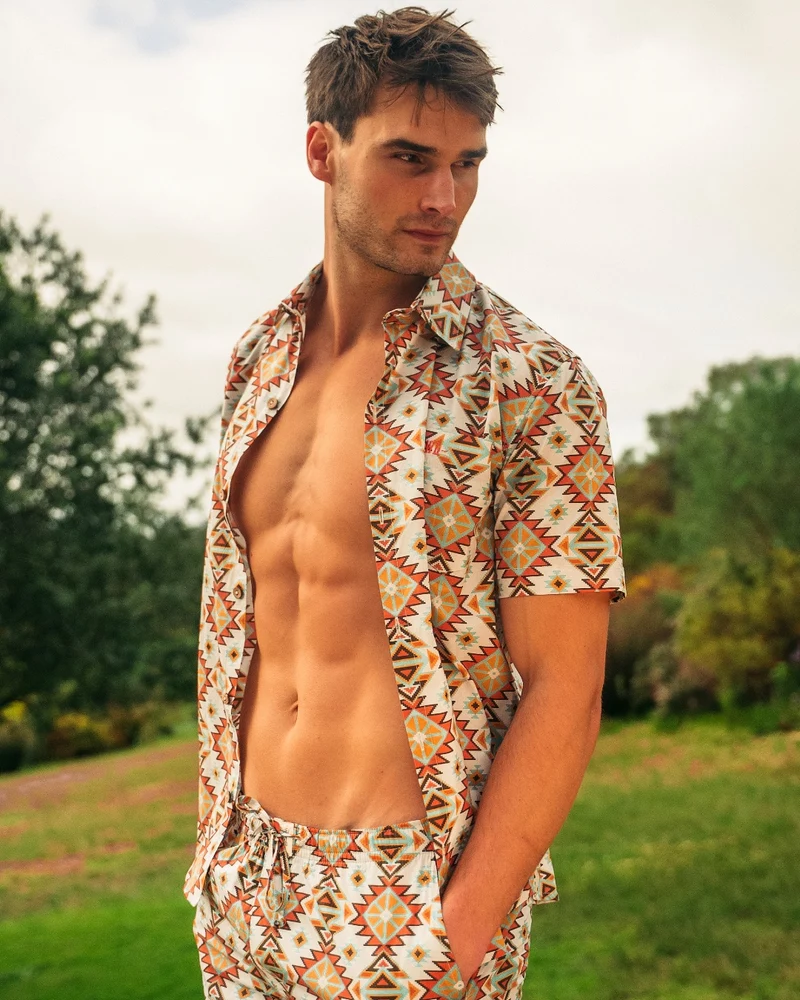 Men's Summer Shirt – Aztec