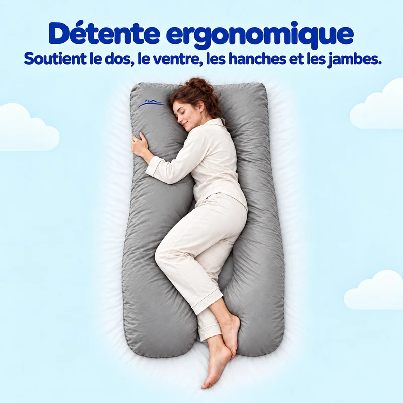 KomfortKissen™ Premium – Ergonomisches Körperkissen