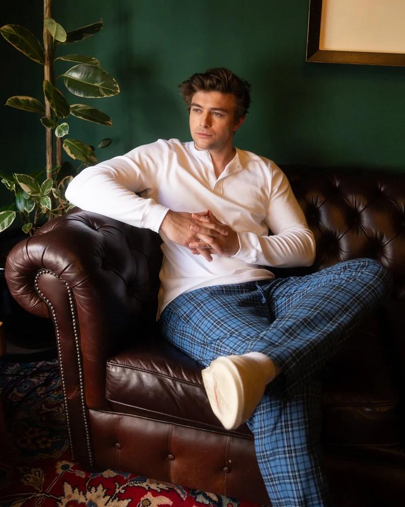 Men's Henley shirt - White