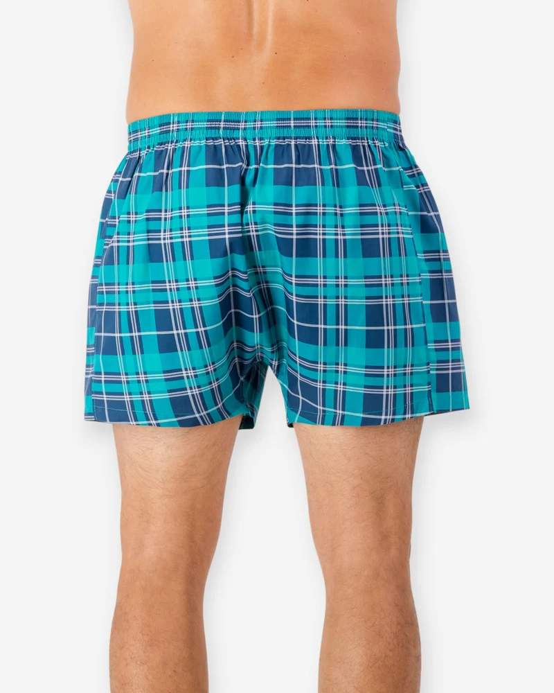 Men's Boxer Shorts - Billy Navy Green