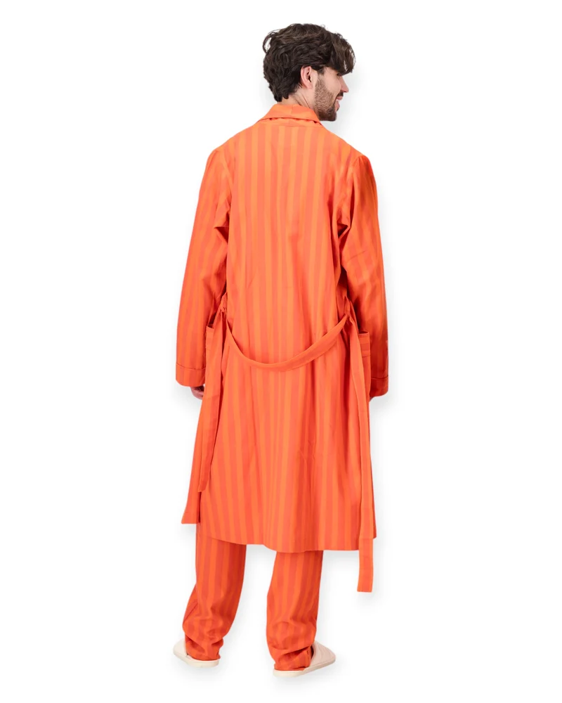 Men's Flannel Dressing Gown – Yoko Red