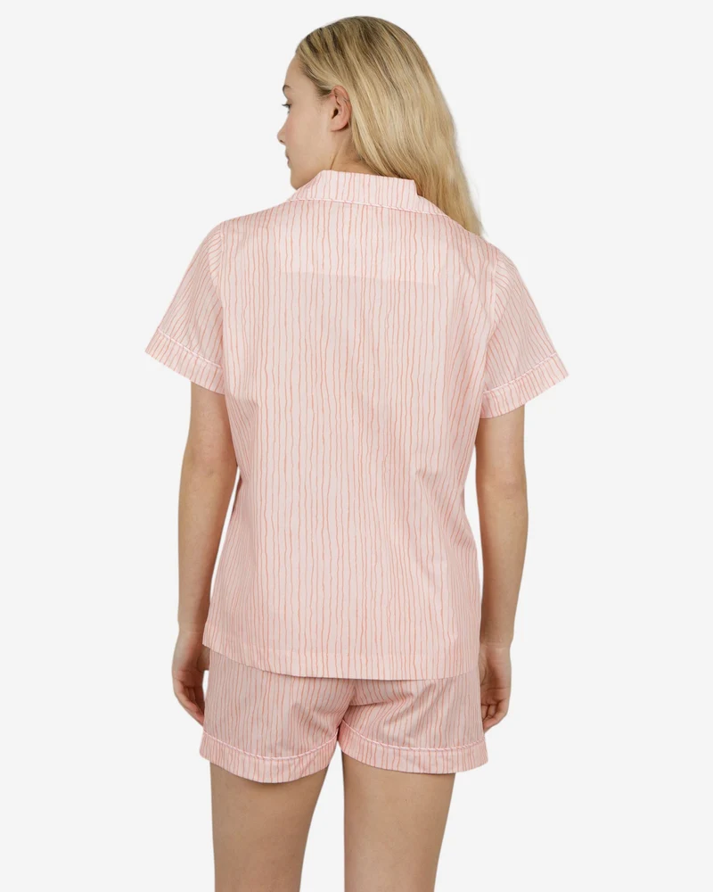 Women's short pyjamas - Shaky Pink