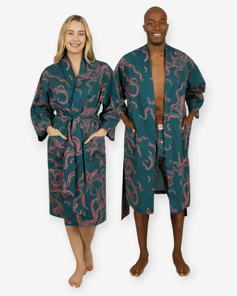 Kimono - Octopus Pink