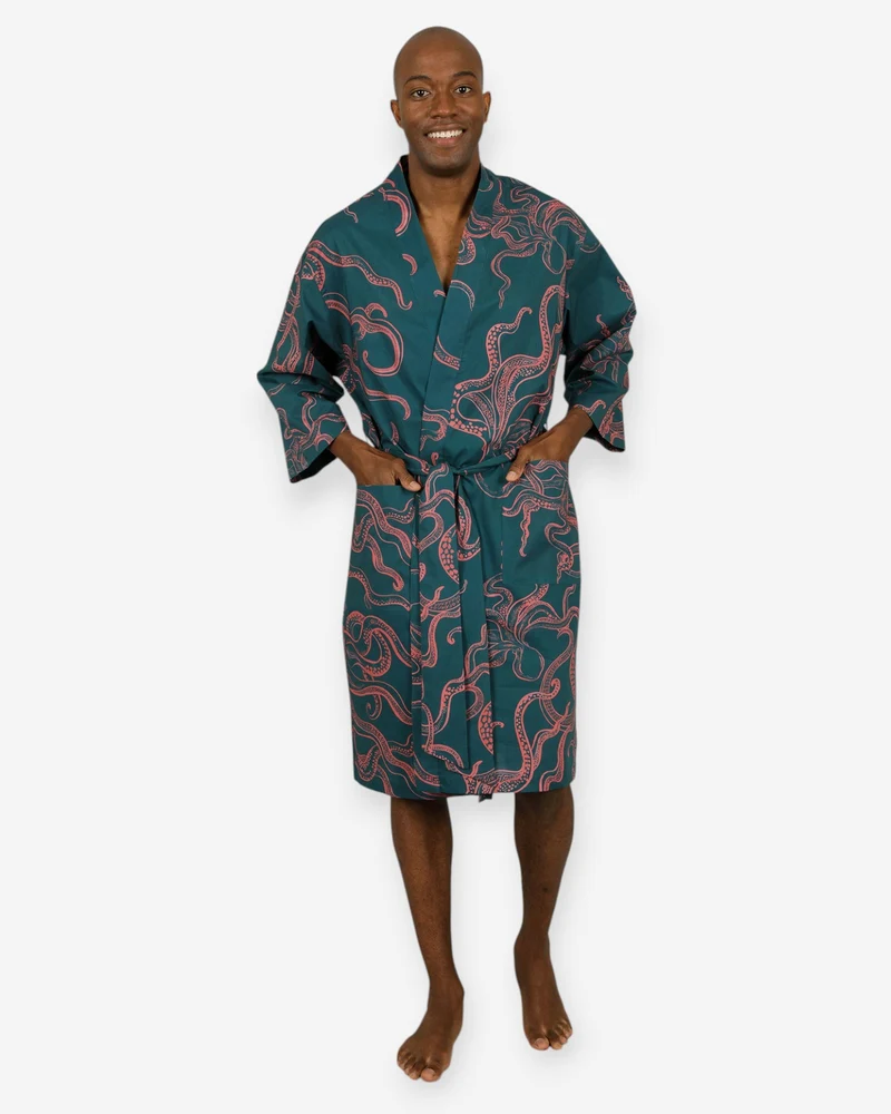 Kimono - Octopus Pink
