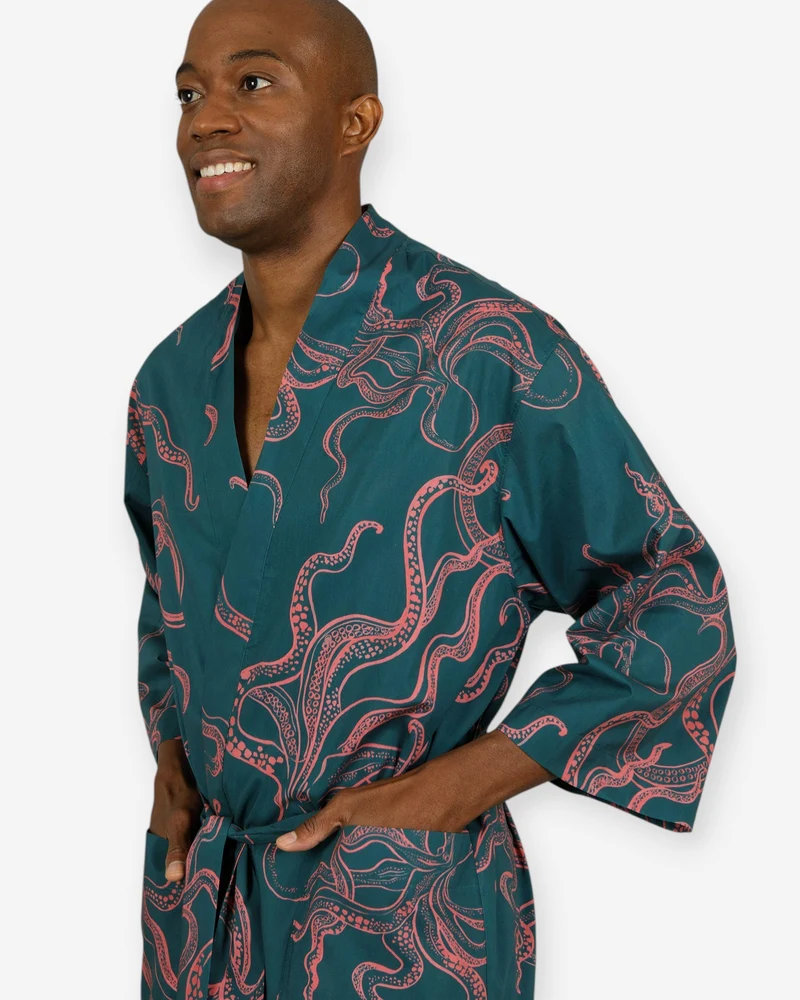 Kimono - Octopus Pink